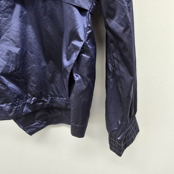 Oakley Women's Luxe Anorak 1/4 Zip Pullover Windbreaker Jacket Blue Indigo M - Picture 4 of 10